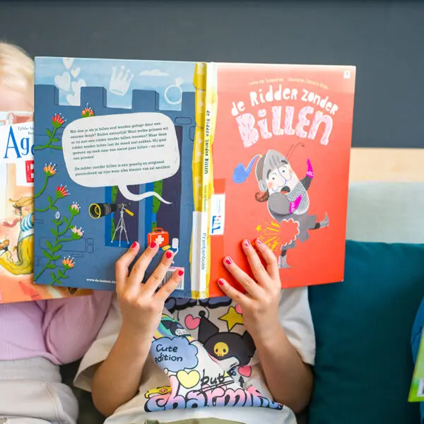 kleuters aan het lezen