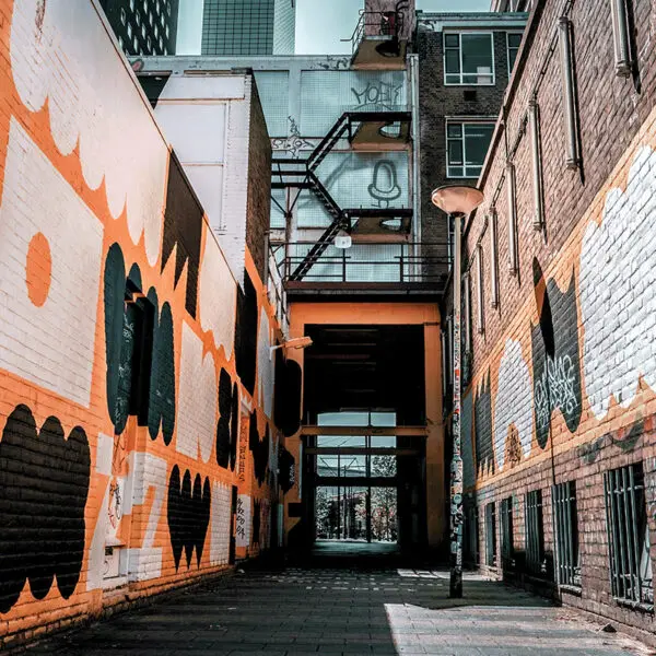 Straat in Rotterdam